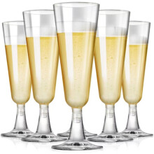 150 pcs 150 ml plastic wine glasses, champagne glasses, red wine glasses, versatile, a must for party carnivals 150 items