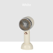 maxiaoxia Cute Mini Retro Desktop Small Portable Handheld Fan Silent Electric Fan Small Fan for Home Outdoor Travel