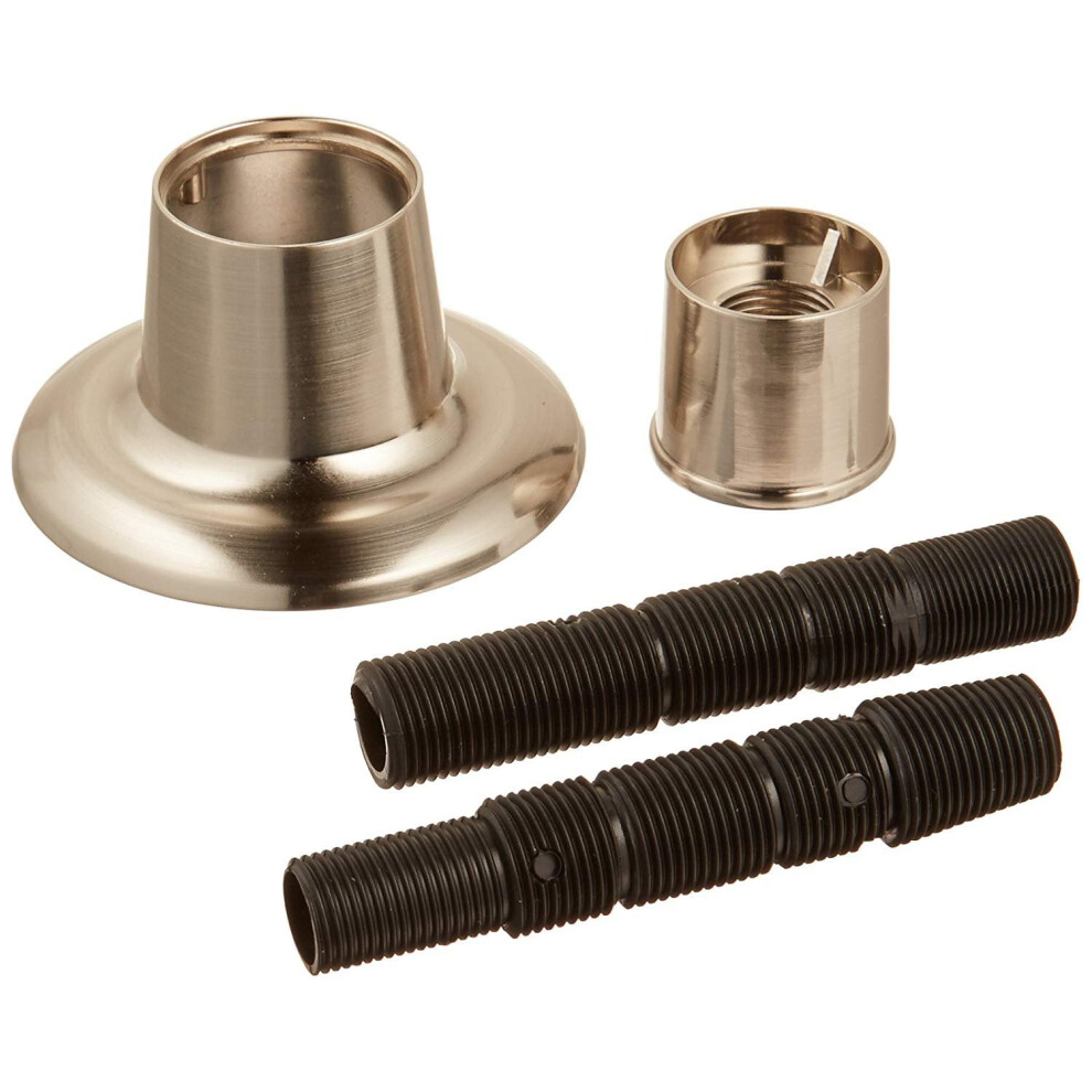 Danco 10313 Universal Adjustable Flange And Nipple, Brushed Nickel, Orange 9557311707032