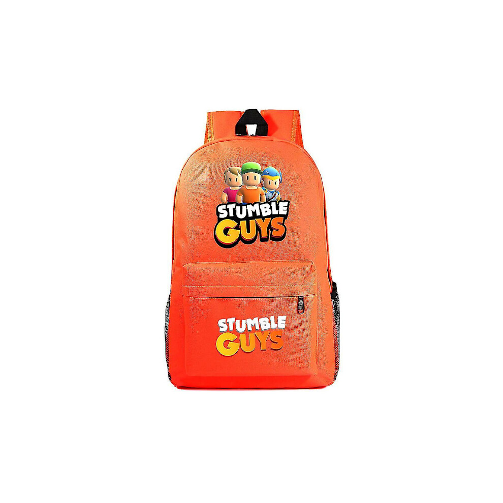 Stumble Guys Backpack For Teenage Boys And Girls - Impostor Rugzak School Bag With Adorable Pencil Case 7