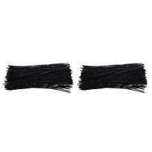 400Pcs Plastic Shell Package Reusable Twist Ties Cable Fasteners 150Mm