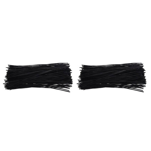 400Pcs Plastic Shell Package Reusable Twist Ties Cable Fasteners 150Mm