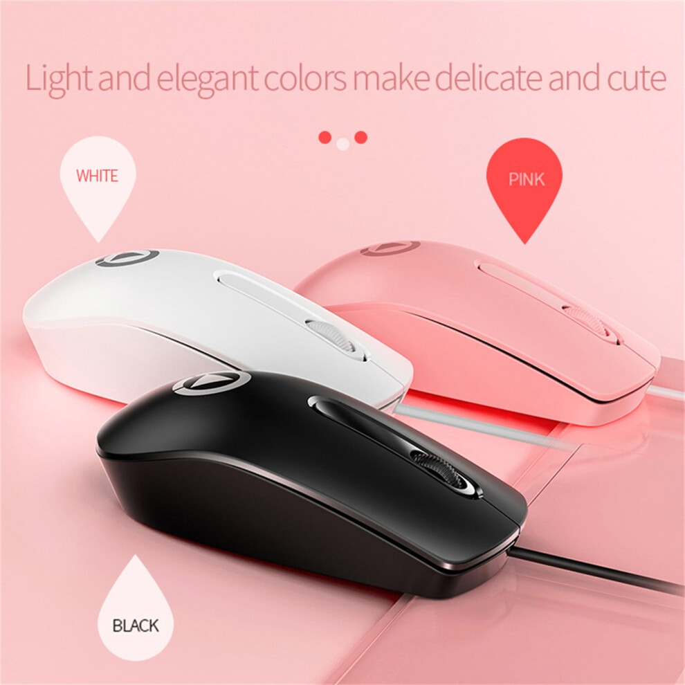 Jacenvly New Room Decor Clearance Office Game Wired Mouse Elegant Delicate Mouse Laptop Accessories Summer Savings Clearance 9557311710162