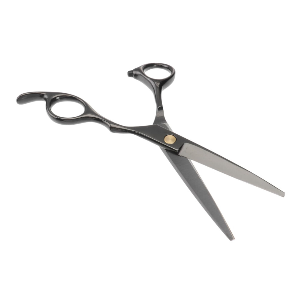 Professional Hair Cutting Scissors with Non Slip Grip for Salon and Barber Precision Styling Black