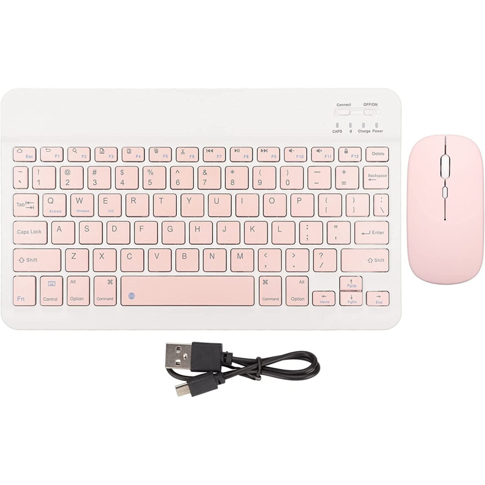 Wireless Keyboard And Mouse,Rechargeable Bluetooth Keyboard And Mouse Combo,Ultra Slim Portable Compact 9557311711060