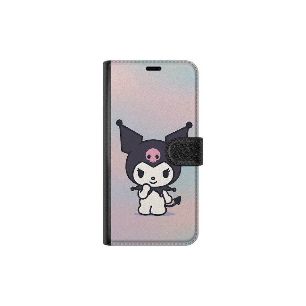 Compatible With Xiaomi Redmi 14C Wallet Case Kawaii Sanrio Kuromi 9193271574361