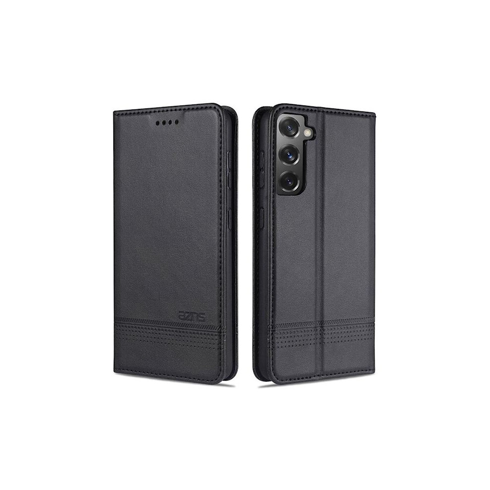Compatible With Samsung Galaxy S21 - Effectively Stylish (Yazunshi) Wallet Case Black 9193271574781