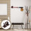 Mizh 1 Pair Wooden Baseball Bat Holder Multi-function Stick Hanging Bracket 3
