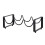 Wave Shaped Wine Display Stand Wine Bottle Display Rack 1