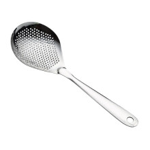 Large Stainless Steel Skimmer Spoon with Ergonomic HeatResistant Handle for Hot Pot Cooking