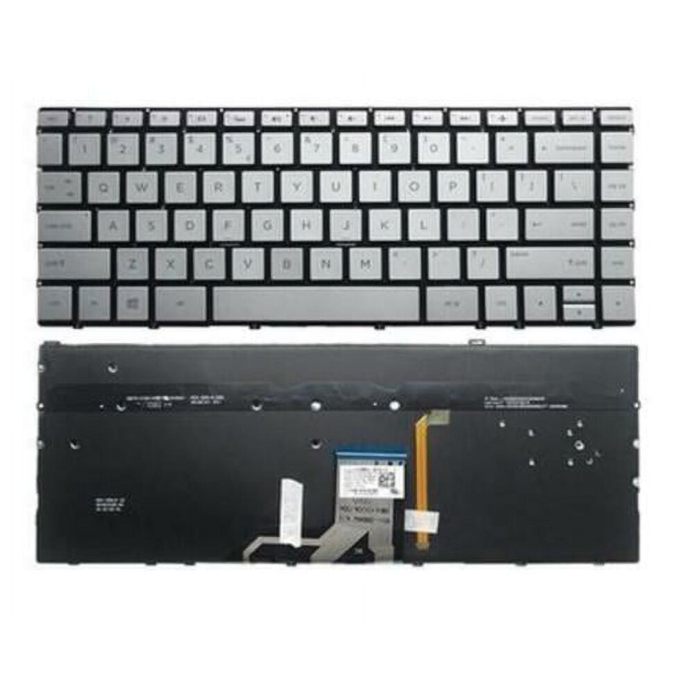 New Replacement For Hp Spectre X360 13-W 13-W000 13-W013dx 13-W014dx 13-W023dx 13-W063nr Us Backlit Keyboard Silver 9418476345722