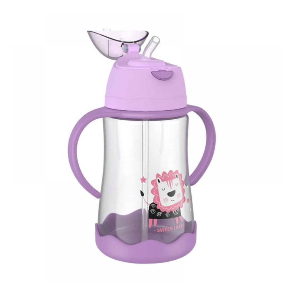 Sippy Cups for 1 Year Old Toddlers with Straw, Spill Proof Sippy Cup with Handle, Toddler Transition Sippy Cups for Baby 6 Months