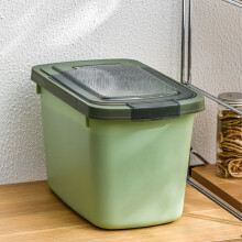 LWITHSZG Large Food Containers, BPA Free Airtight Storage Bins with Lids & Measuring Cup, compatible with dry food, cat/dog food storage