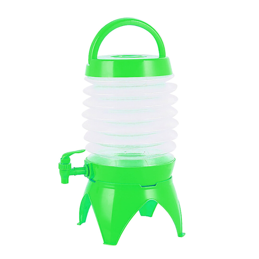 1Pc Outdoor Folding Bucket Camping Telescopic Car Storage Bucket With Faucet 9130661626057