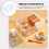 2 Pcs Sandwich Bread Clear Bread Bin Fridge Sealing Case Storage Container Bread Storage Box Storage Box Dedicated Plastic 2