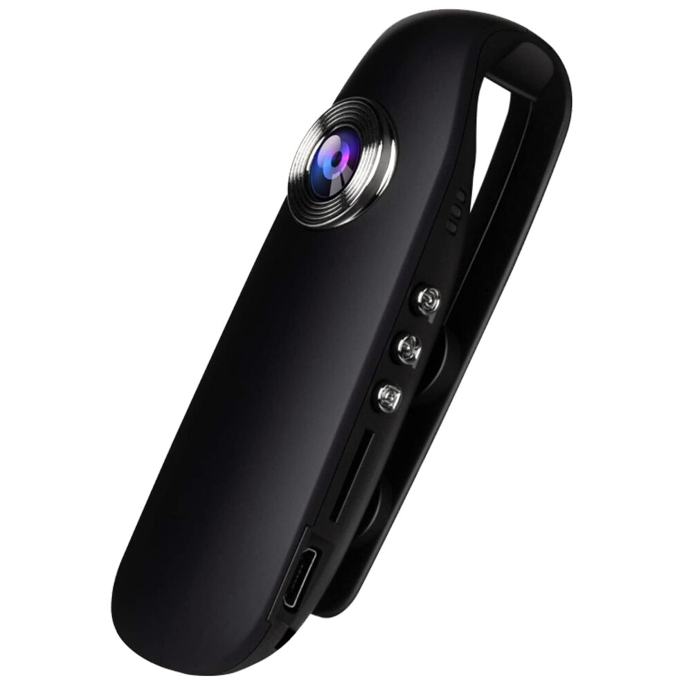 Blasgw Body Camera Hd 1080P Wearable Portable Pocket Cam Video Recorder Fast Record For Home/Office Black 9130661626972