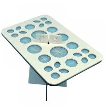 Acrylic Makeup Foundation Cosmetic Tree Dry Brushes Hole Makeup Brushes Drying Holder Stand Hang Tools
