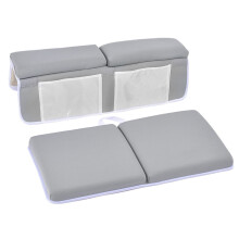 TureClos Baby Bath Kneeler with Elbow Rest Pad Set Thick Bathtub Kneeling Mat for Knee Arm Support