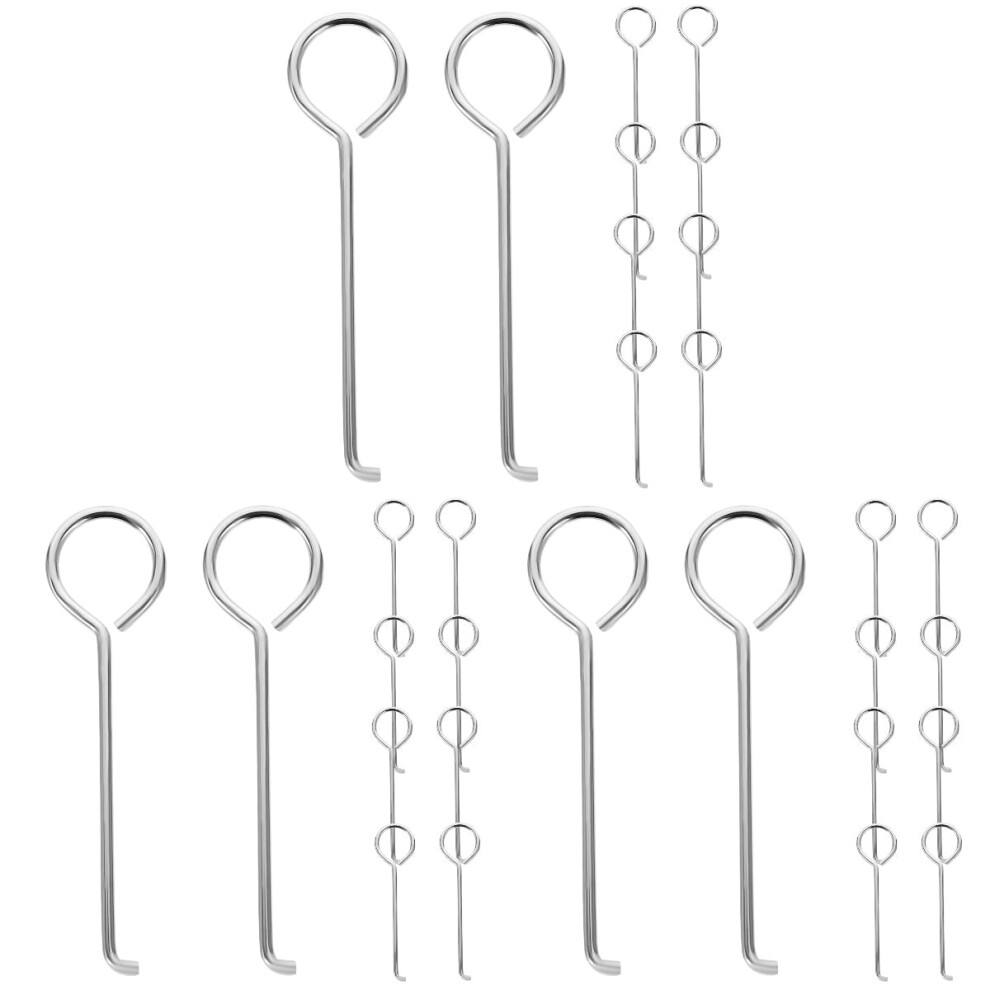 150 Pcs Shower Drain Hooks Bathroom Floor Drain Remove Hook Floor Drain Lifting Hook 9170372857425