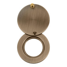 Door Peephole Cover AntiPeeping Privacy Guard SelfAdhesive Metal for Thick Doors Gold