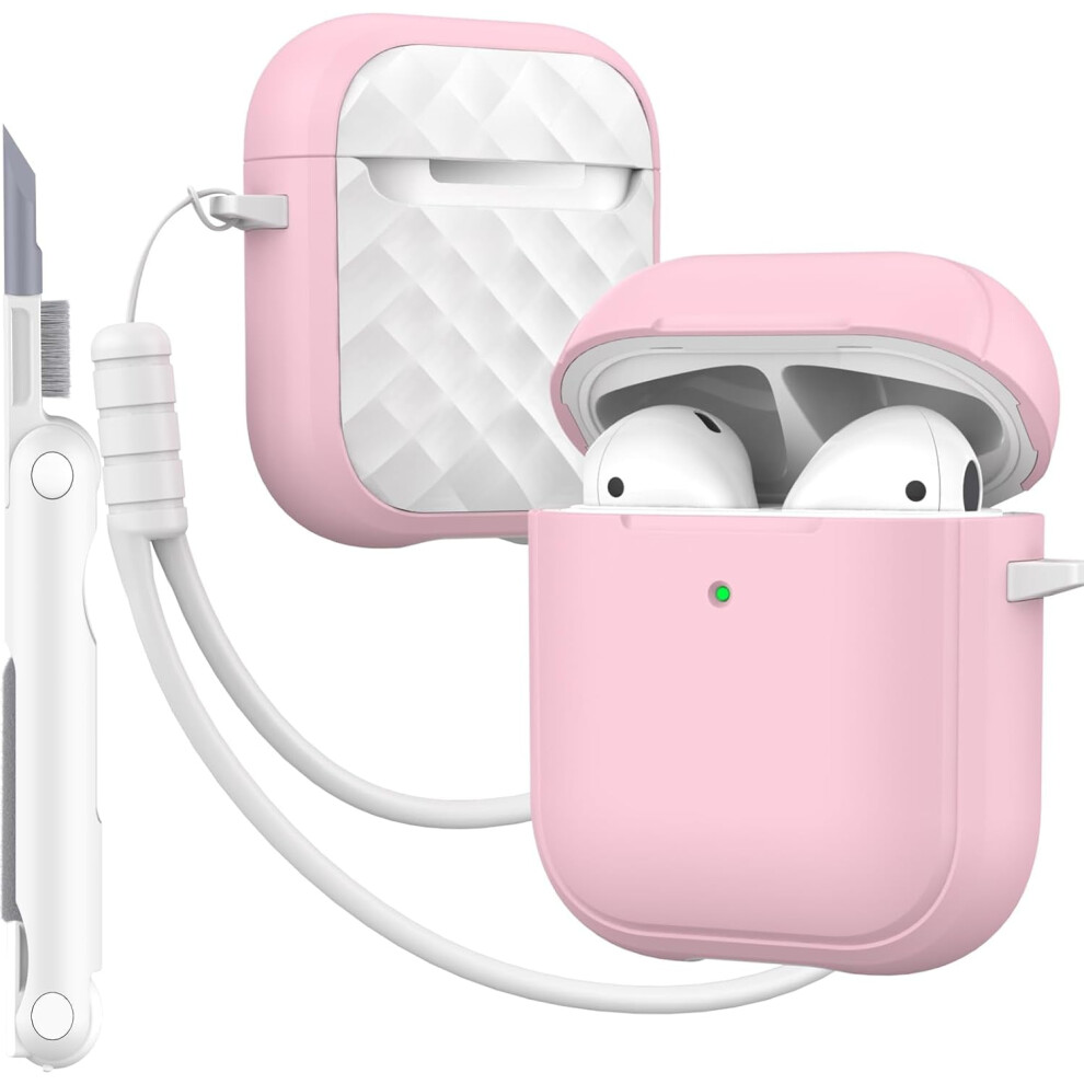 For Compatible With Airpods 2Nd Generation Case Cover With Kit, Full Drop Protection Cover With Lanyard, Youthful 9170372857890