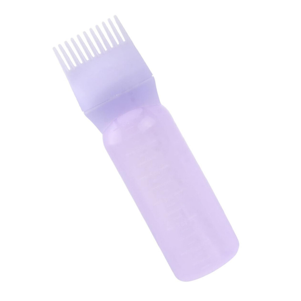 Hair Dye Applicator Bottle with Comb and Measurement Marks for Root Touch Up and Hair Coloring