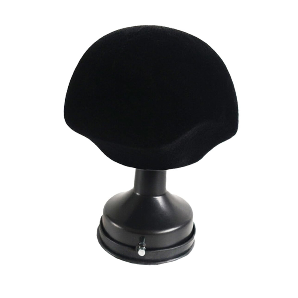 Clear Wig Display Stand with Stable Base for Styling and Storage at Home or Salon