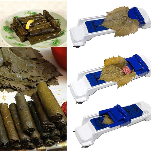 Spring Roll Maker with Easy OnePush Operation for Consistent Rolls, Sushi and Lumpia Roller Tool 2