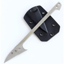 Fish Scale Scraper and Fishing Harpoon Tool Stainless Steel Remover with Sheath for Outdoor Survival