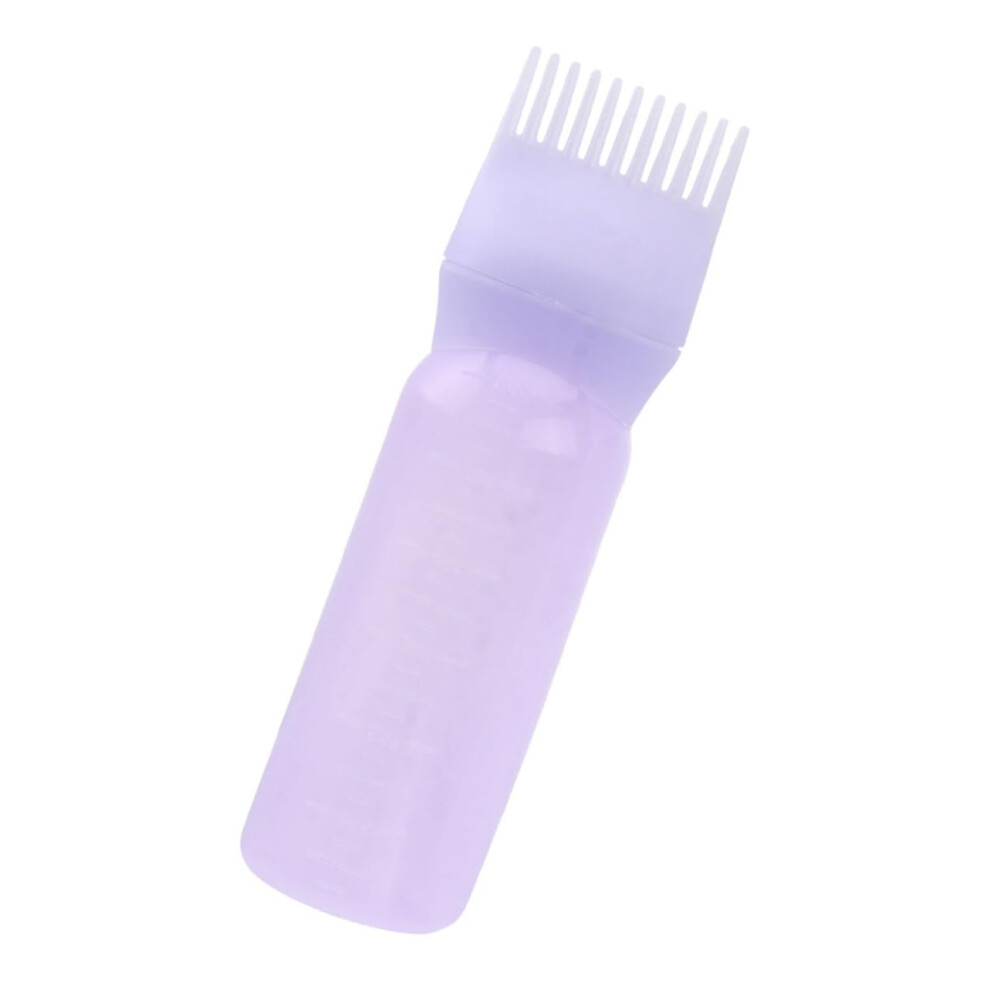 Hair Dye Applicator Bottle with Root Comb and Measurement Marks, Reusable for Precise Salon Use