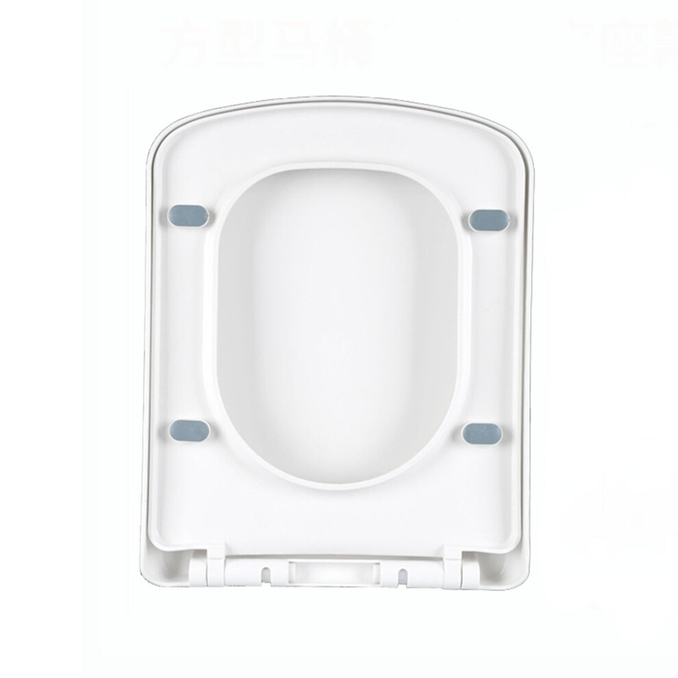 Soft Close D Shaped Toilet Seat 450X350mm With Quick Release And Adjustable Stainless Hinges 9455672625333