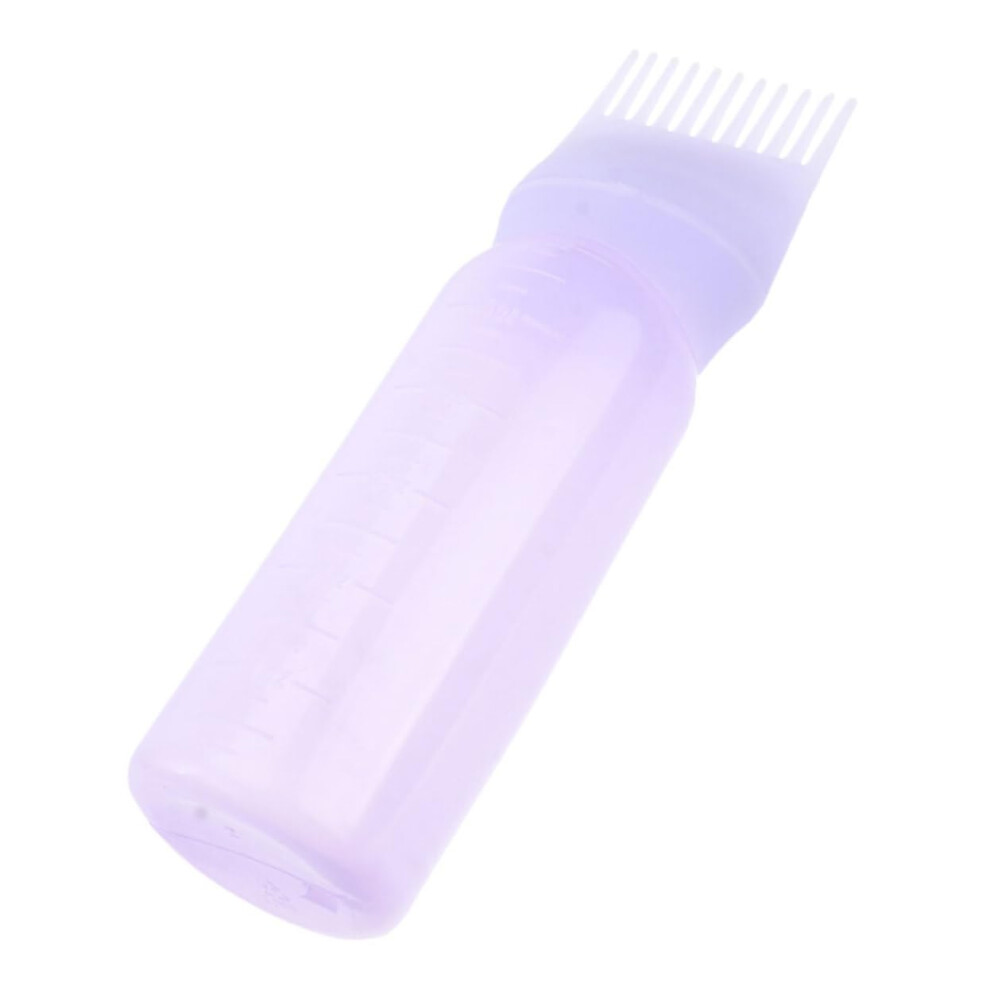 Hair Dye Applicator Bottle with Comb Tip and Measurement Markings for Precise Root Coloring Ref: 6633