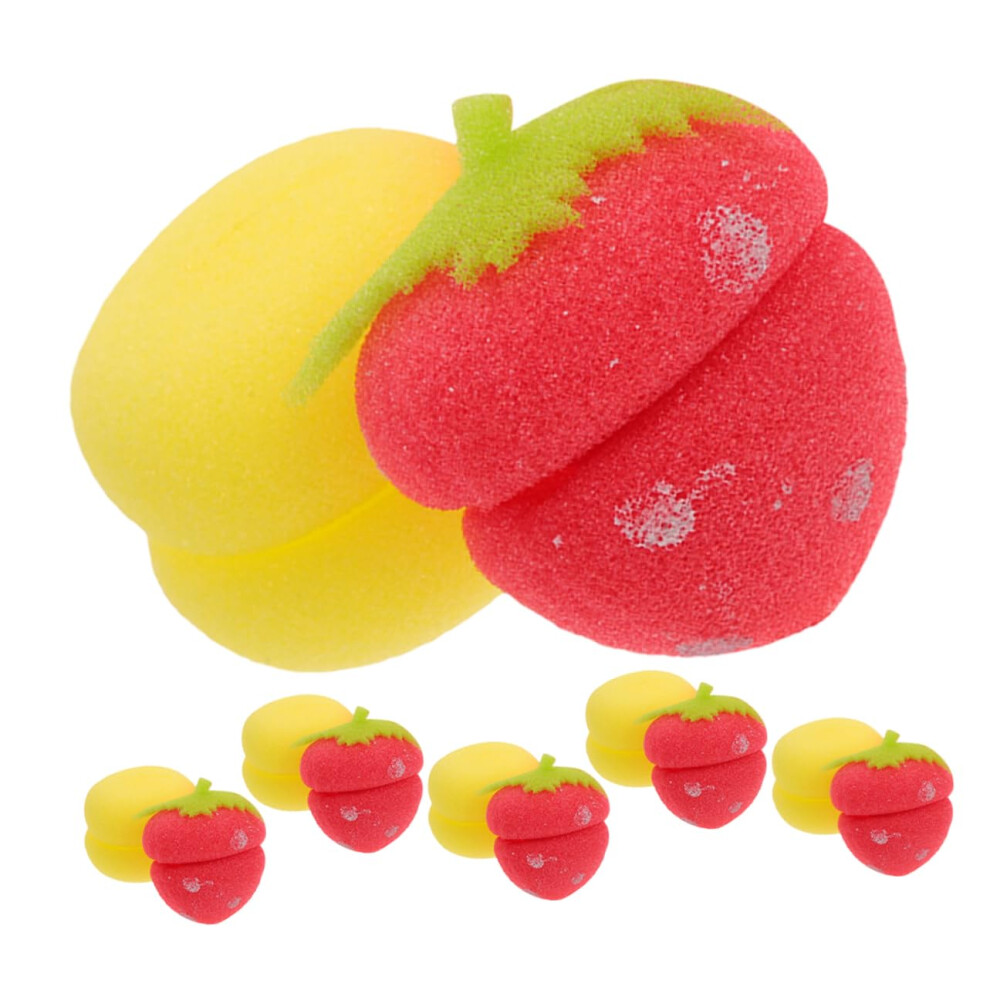 12pcs Soft Sponge Hair Rollers for Women Heat Overnight Curlers Flexible DIY Styling