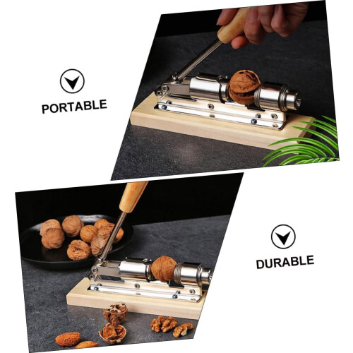 Electric Nutcracker with Ergonomic Grip, Durable Walnut Cracker for Home Use and MultiNut Compatibility 1