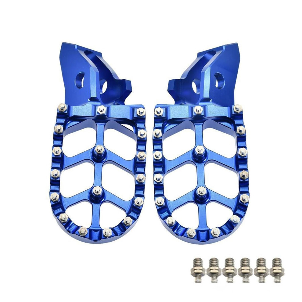 Aluminum Alloy Foot Pegs Electric Motorcycle Pedals For Enhanced Agility For Surron Ultrabee Blue 9070919683718