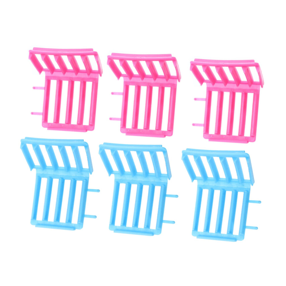 3Pack Hair Curlers Clips for Women Fluffy Hair Styling Tool Gentle Secure Hold Random Colors