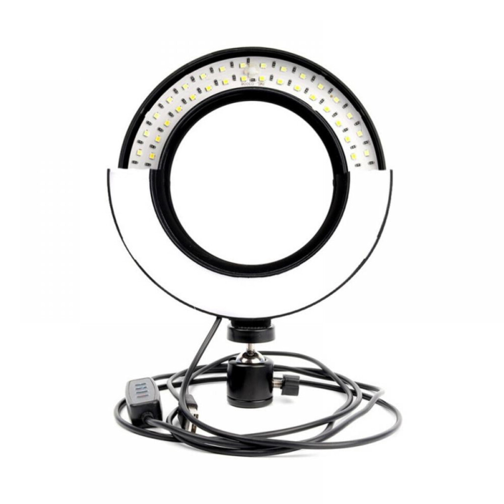 Selfie Ring With Tripod Stand & Cell Phone Holder For Live Stream/Makeup, Mini Led Camera Ring For Youtube Videos/Photography Light 9180479518457