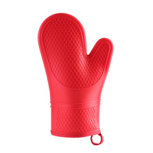 Gardenne BBQ Gloves Kitchen Mittens Heat resistant Silicone Mitts Non slip Soft Lining Thickened Reusable Kitchen Cooking