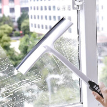 Shower Squeegee for Glass Door, Tile & Mirror - Streak-Free Rubber Wiper Cleaning Tool, compatible with bathroom windows