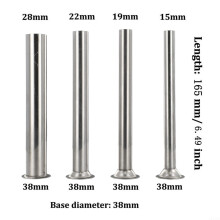 4Pcs Stainless Steel Sausage Stuffer Filling Tubes Funnels Nozzles Spare Parts