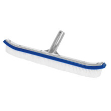 Heavy Duty 18 Inch Pool Brush Head for Swimming Pool Wall and Floor Cleaning with Long Bristles