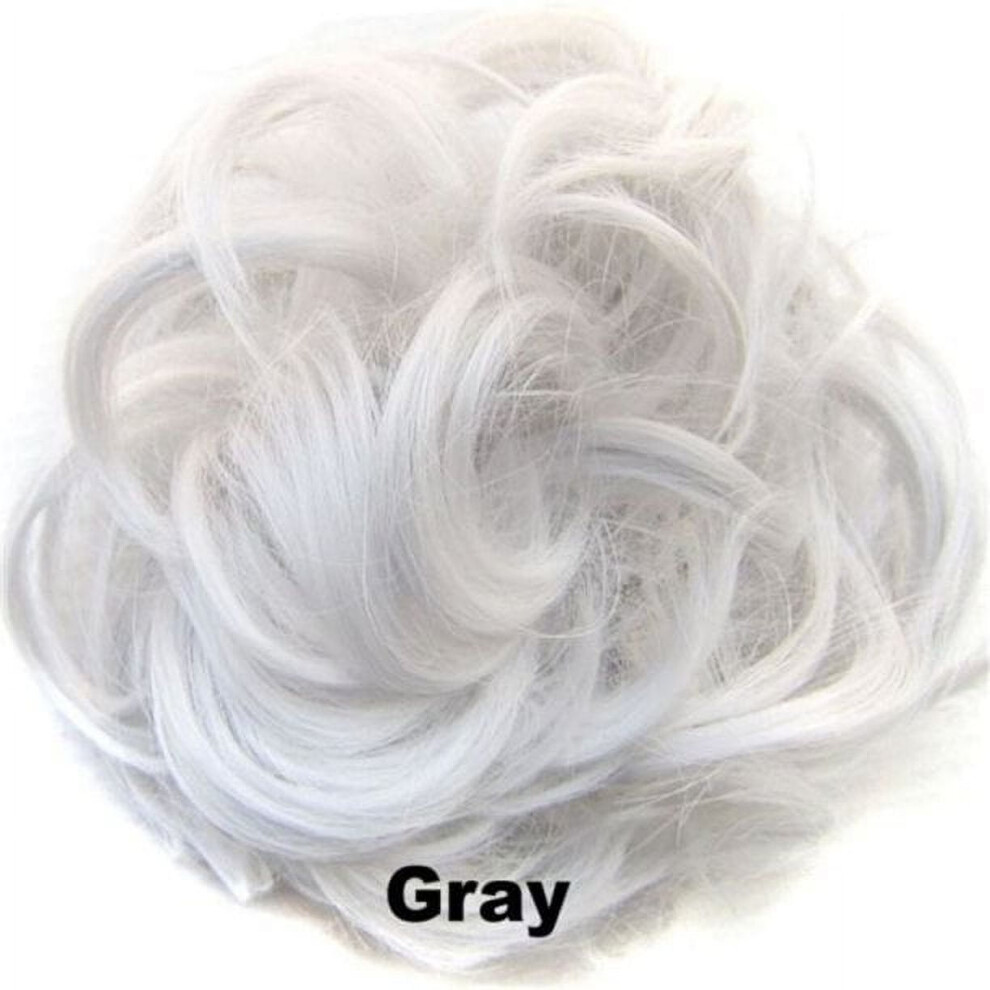 Human Hair Bun, Messy Bun Hair Piece 100% Human Hair Bun Extension Scrunchie Chignon Ponytail Extensions for Women Updo Donut Hairpiece