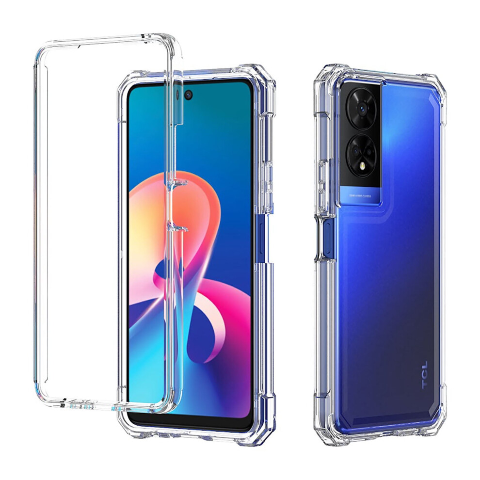 Phone Case For Compatible With Tcl 50 Xe 5G (T610d) / 50 Xe Nxtpaper 5G Full Body Shock Absorbing Cover (Bp-Hybrid Clear) 9557311204760