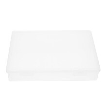 Desk Folder Organizer Clear Plastic A4 File Box Container Holder Document Desktop Stand Files