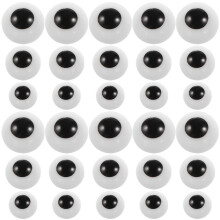 Doll Eyes Fake Eyeball Plastic for Dolls Making Supplies Halloween Decorations Mini 150 Pcs