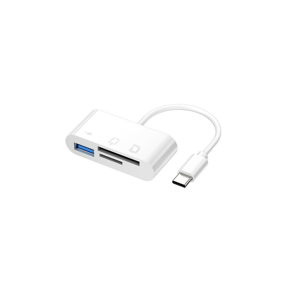 Memory Card Reader Sd Card Reader Lightning / Usb-C / Usb Otg Compatible With Iphone Type-C (Sd/Tf/Usb) 9418476348495