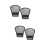 4 Pcs Glitter Photography Light Diffuser Diffuser Camera Top Flash Light 1