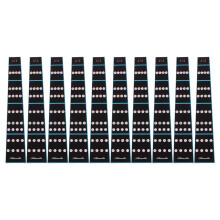 10 Pcs Violin Phoneme Stickers Violin Accessory Sticker for Violin Intonation Fretboard Stickers