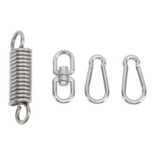 304 Stainless Steel Heavy Duty 200kg Load 360 Rotation Spring for Punching Bag, Rocking Chair - Home, Camping