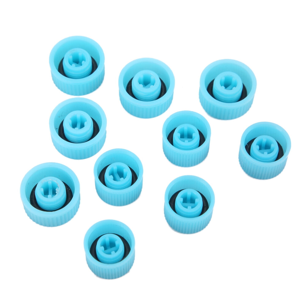 10Pcs A/C Valve Core Caps Compatible With Universal Air Conditioning Service, High Low Side Dust Covers For Car Ac Repair & Refrigerant Charging Port 9418476349966